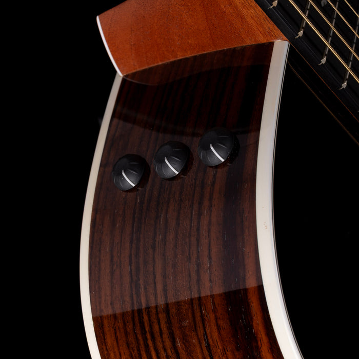 Pre-Owned 2017 Taylor 210e Acoustic Electric Guitar Sunburst With OHSC