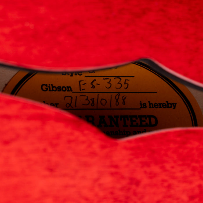 Pre Owned 2021 Gibson ES-335 Cherry With OHSC