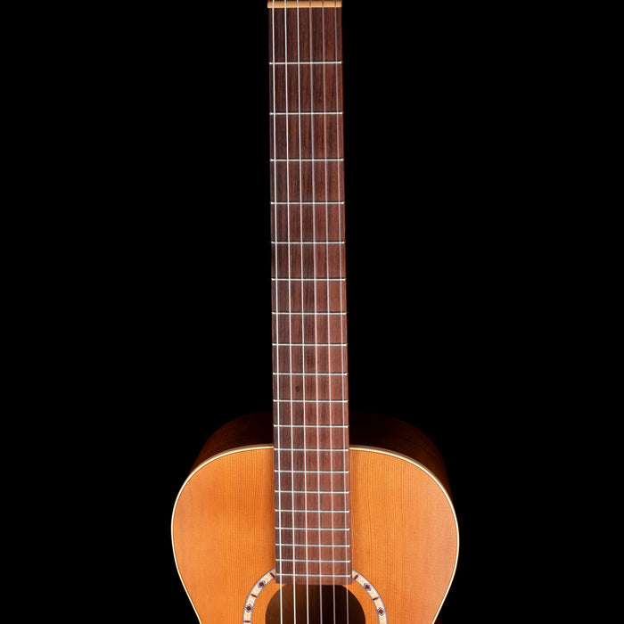 Pre Owned Art and Lutherie AMI Nylon String Parlor Guitar Natural With Gig Bag