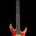 Mayones Duvell Elite 7 (26.5" Scale) Curly Poplar Top Lava Burst with Soft Case