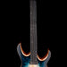 Mayones Duvell Elite 6 Curly Poplar Top Turquoise Iris with Soft Case