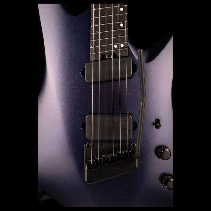 Ernie Ball Music Man Kaizen 6 Indigo Blue Closeup Pickups