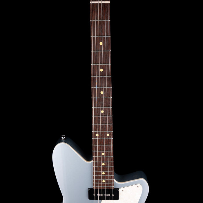 Used Reverend Double Agent W Metallic Silver Freeze with Gig Bag