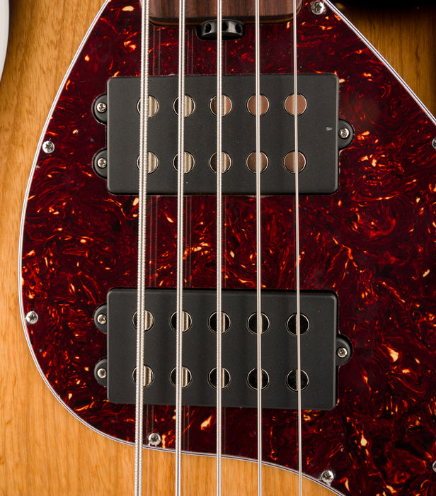 Ernie Ball Music Man StingRay Special 5 HH Bass Burnt Ends Roasted Maple With Case