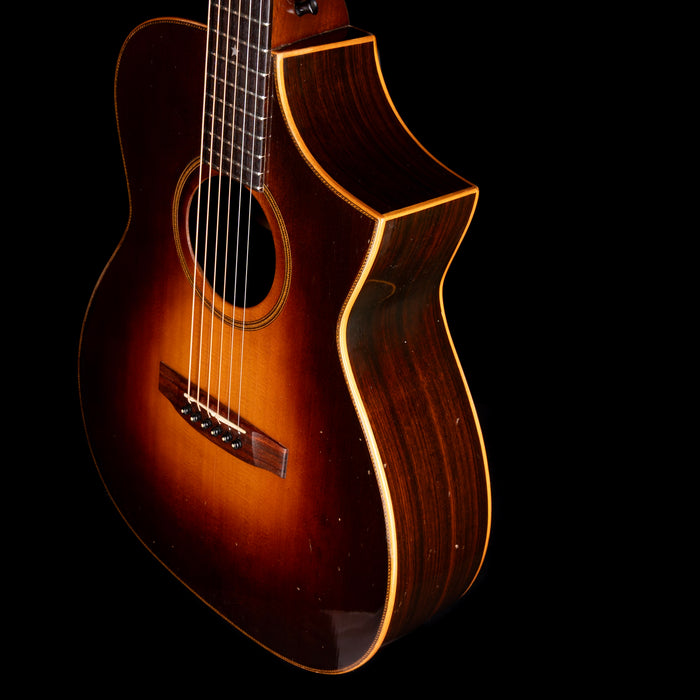 Pre-Owned Santo 1976 Dreadnaught Cutaway Electric Sunburst