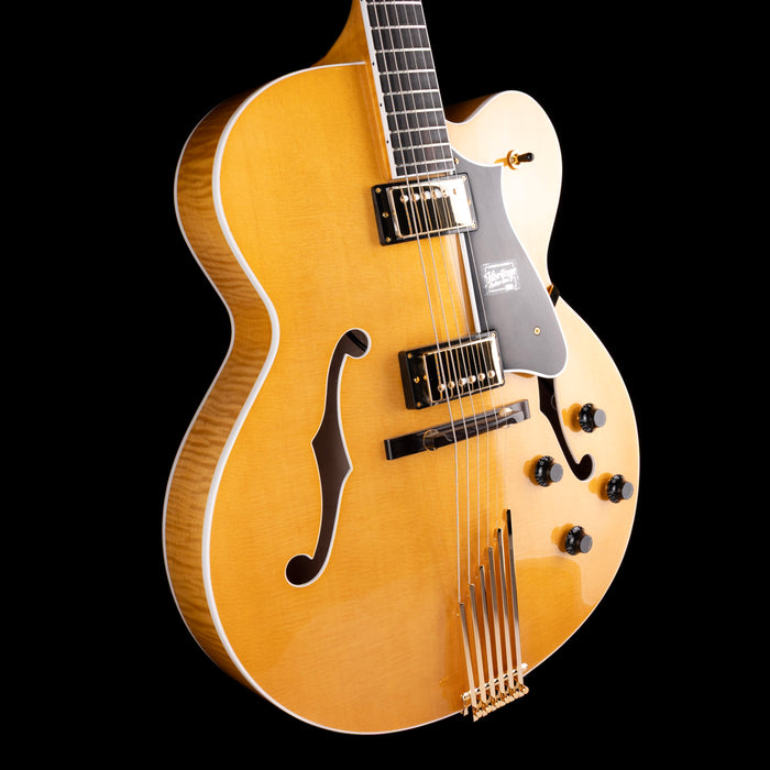 Heritage Eagle Classic Hollow Antique Natural Electric Guitar with Case