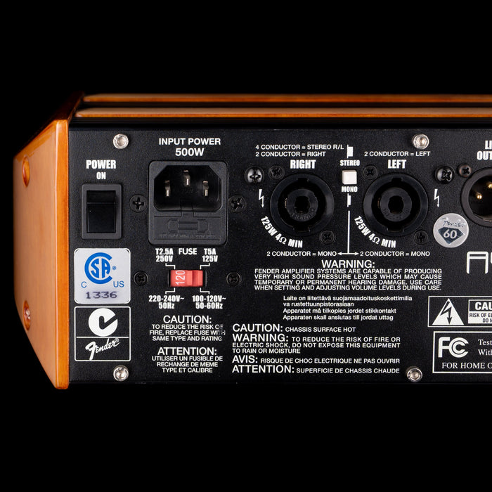 Pre Owned Fender Acoustasonic Ultra Light Guitar Amp Head With 2x8" Ultra Light Cabinet