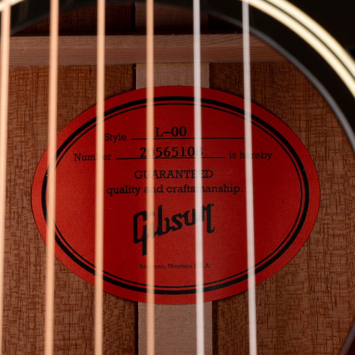 Pre Owned Gibson L-00 Original Sunburst Acoustic Guitar With OHSC