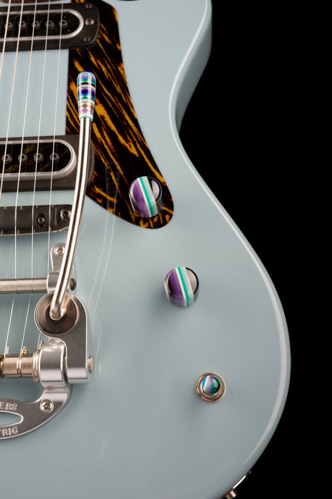 Powers Electric A-Type Meissen Blue With Softshell Case