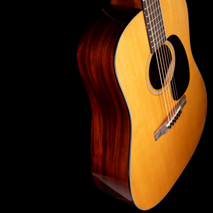 Martin DE Retro Plus Mahogany Natural Acoustic Guitar with Case