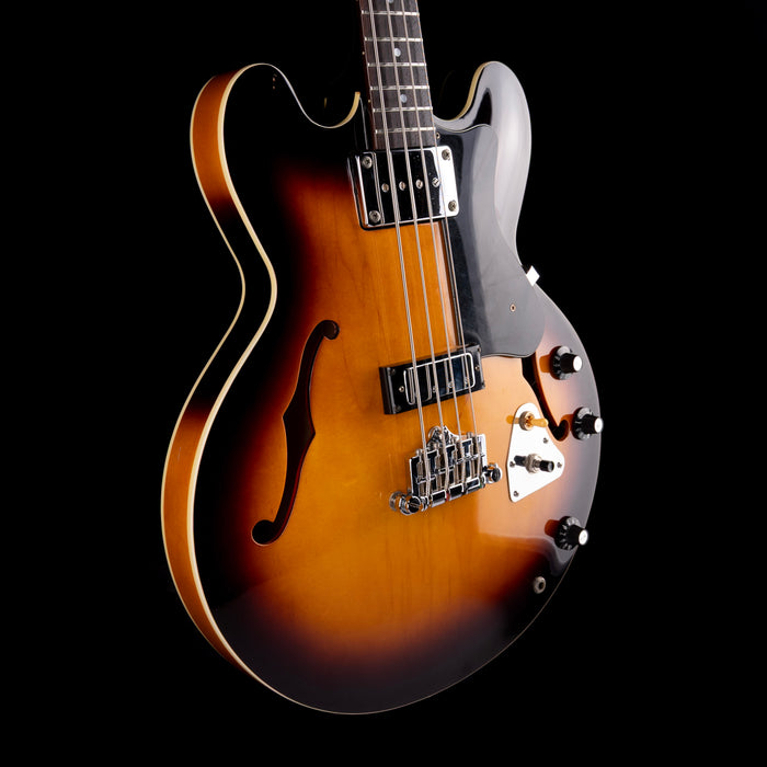 Pre Owned 1999 Epiphone Rivoli II Bass Vintage Sunburst With Gig Bag