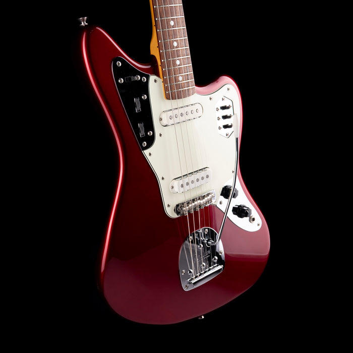 Pre-Owned 2013 Fender MIJ '66 Reissue Jaguar Candy Apple Red With Case