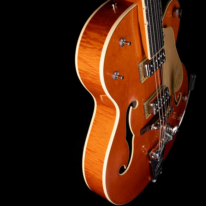 Gretsch G6120T-BSSMK Brian Setzer Signature Nashville Hollow Body '59 "Smoke" Orange with Case