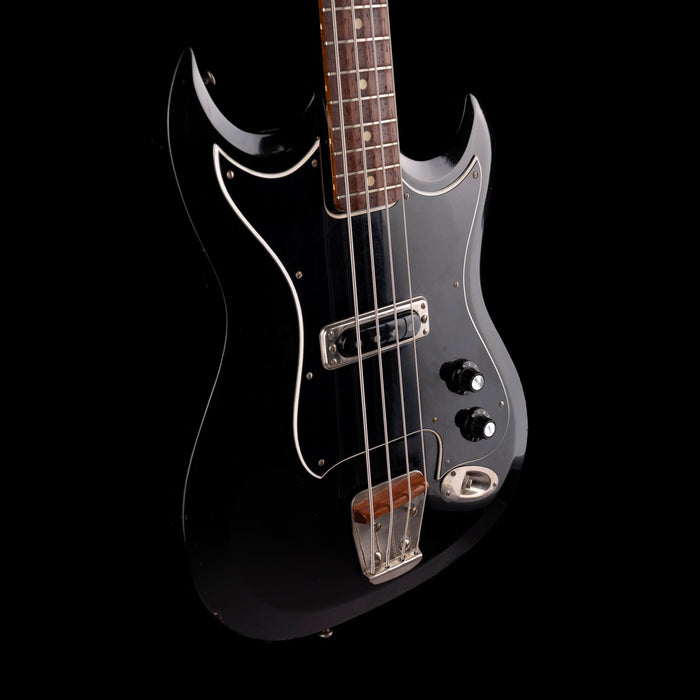 Pre Owned 1968 Hagstrom HB-1 Bass Black With OHSC