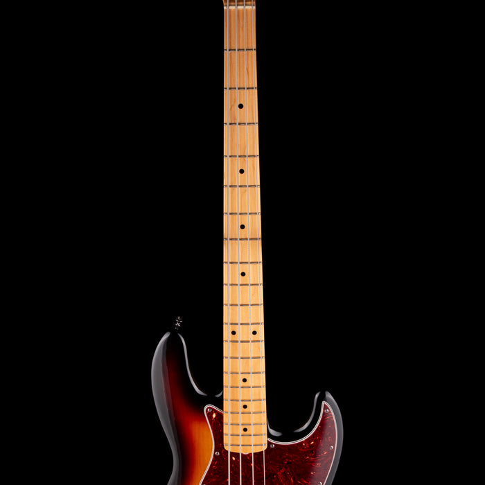 Used 2008 Fender American Standard Jazz Bass 3-Tone Sunburst With OHSC