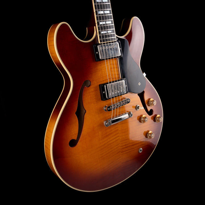 Pre Owned 2006 Yamaha SA2200 Semi-Hollow Body Electric Cherry Sunburst With Case