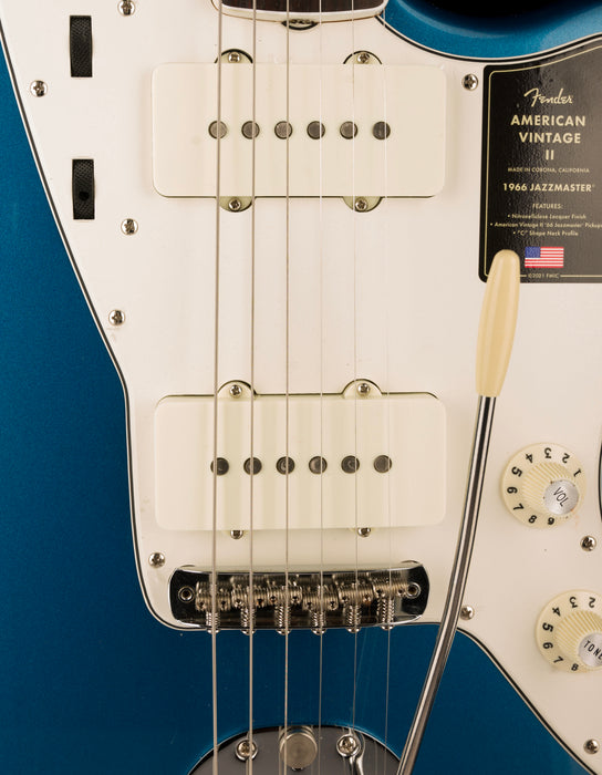 Pre Owned Fender American Vintage II 1966 Jazzmaster Lake Placid Blue With OHSC