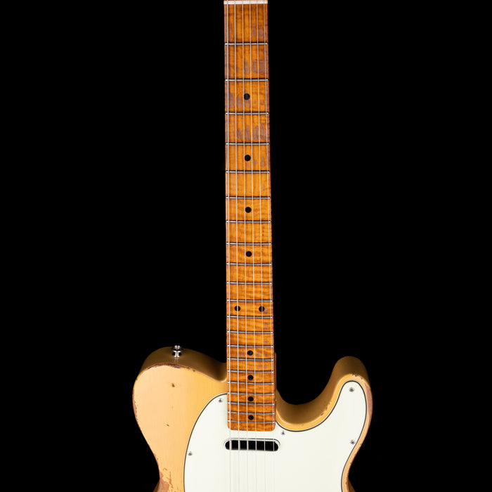 Pre Owned 2020 Fender Custom Shop Heavy Relic 1963 Telecaster Butterscotch Blonde With OHSC