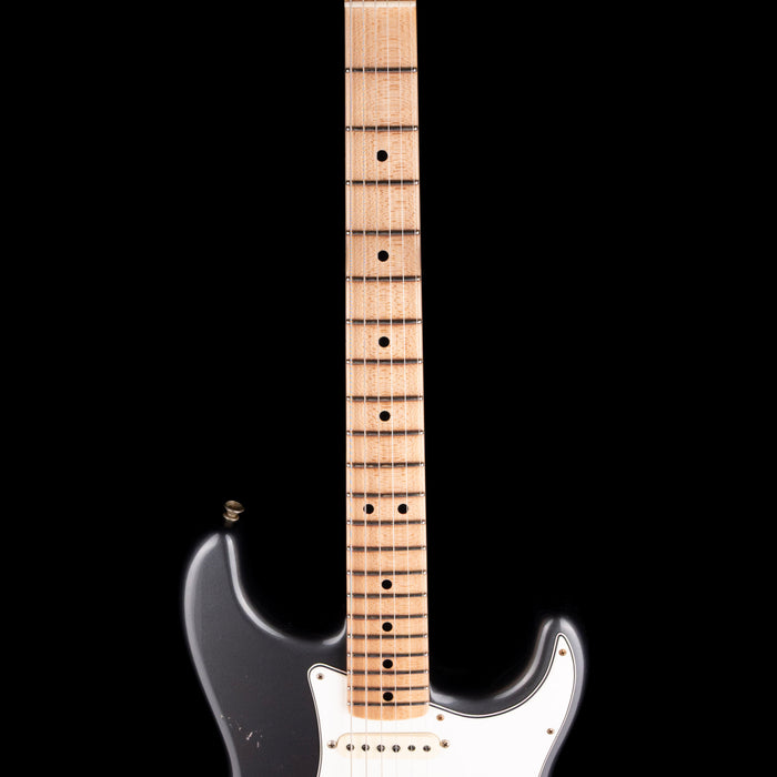 Used 2024 Fender Custom Shop 1968 Stratocaster Journeyman Relic Charcoal Frost Metallic with OHSC