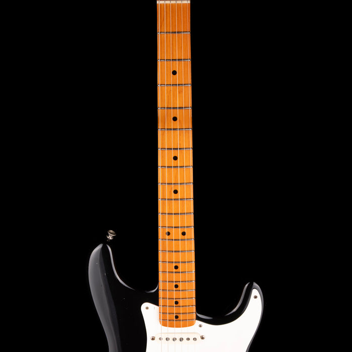 Pre Owned 1984 Fender American Vintage 1957 Stratocaster Black Electric Guitar With OHSC