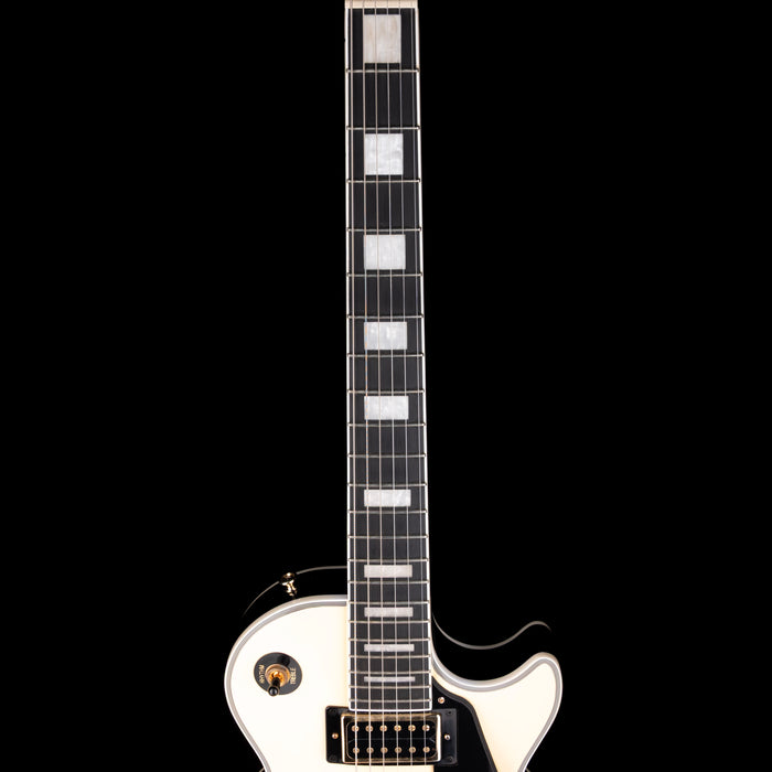 Pre Owned Epiphone Les Paul Custom Blackback Antique Ivory