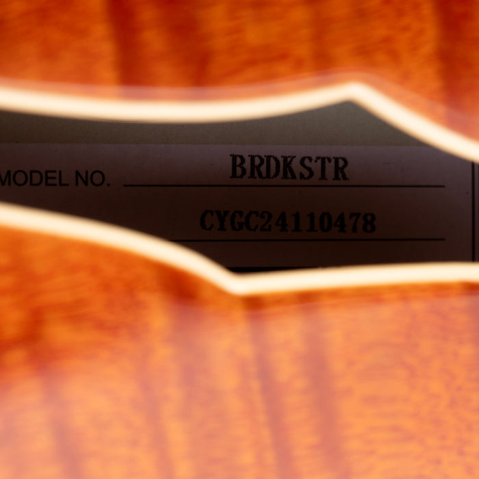 Used 2025 Gretsch Limited Edition Electromatic Flame Okoume Broadkaster Roundup Orange