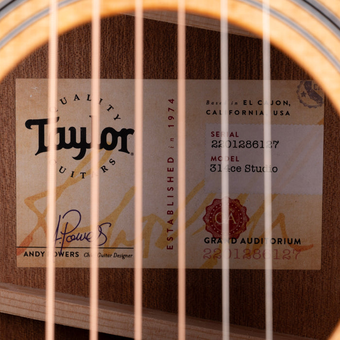 Taylor 314ce Studio Natural With Soft Case