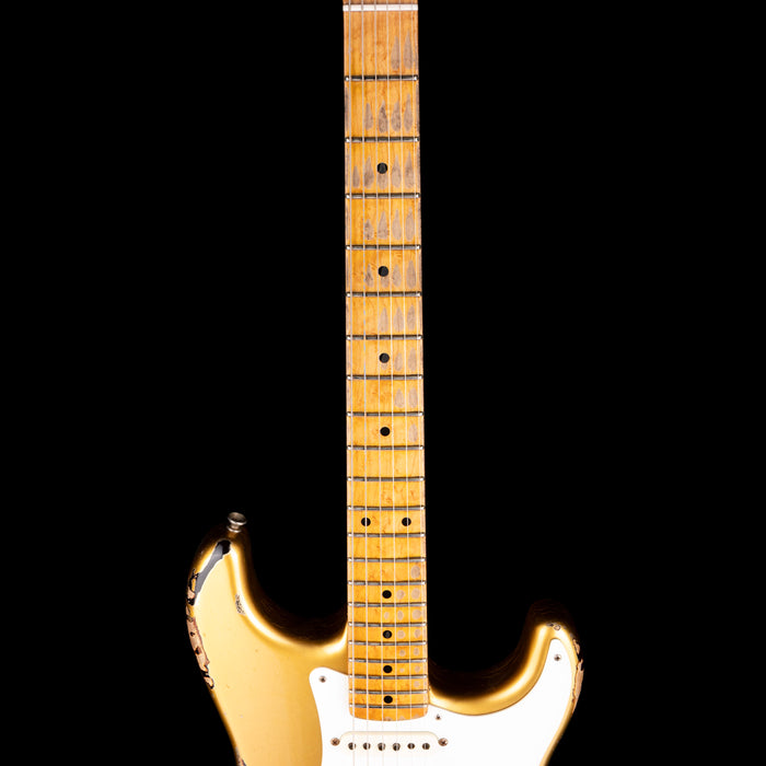 Used 2016 Fender Custom Shop Limited Edition Heavy Relic Mischief Maker Aged Aztec Gold With OHSC
