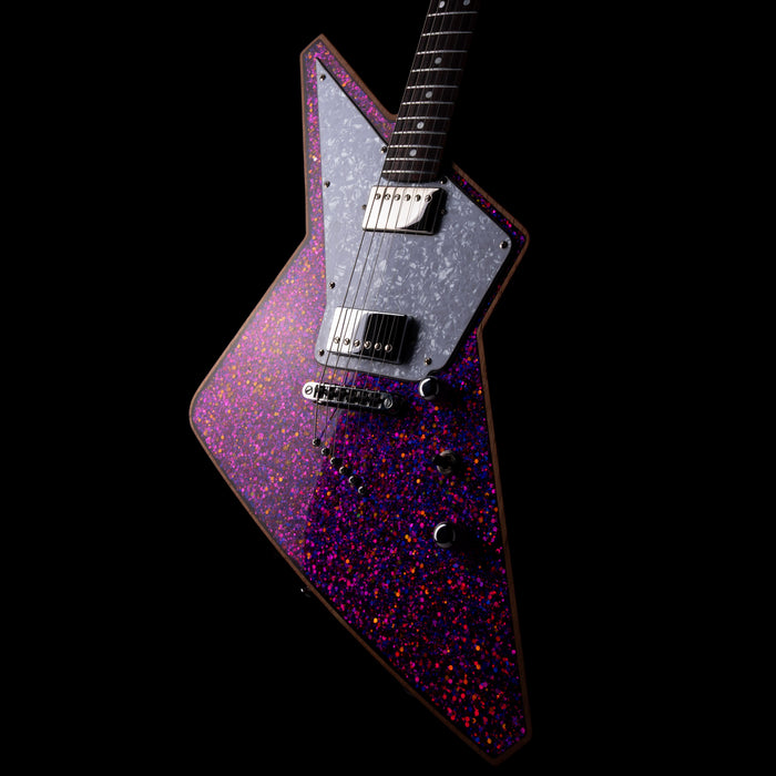 Pre-Owned 2023 Cream Guitars Voltage Standard - Purple Galaxy With OHSC