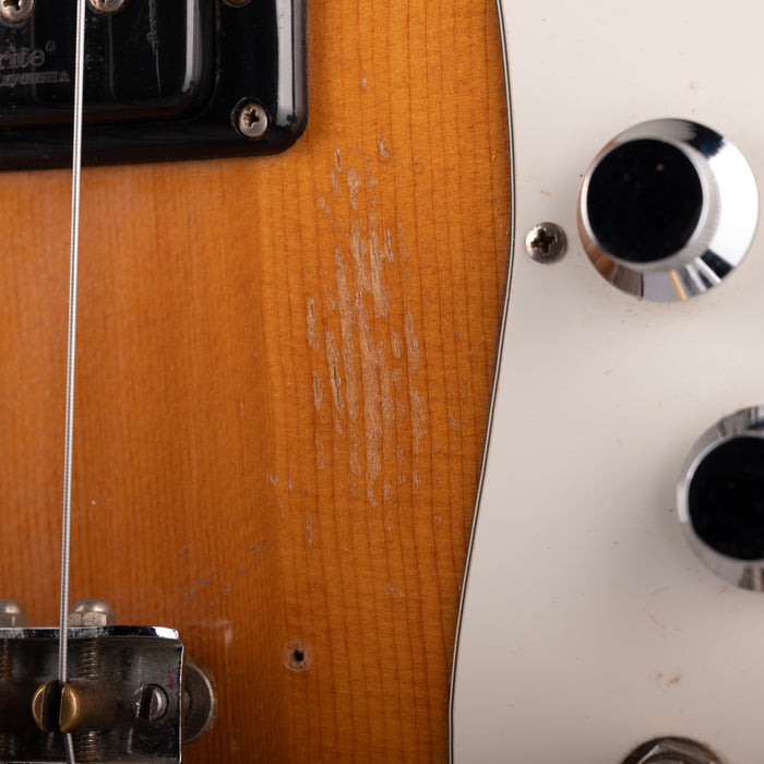 Vintage 60's Mosrite Joe Maphis Bass Natural With OHSC