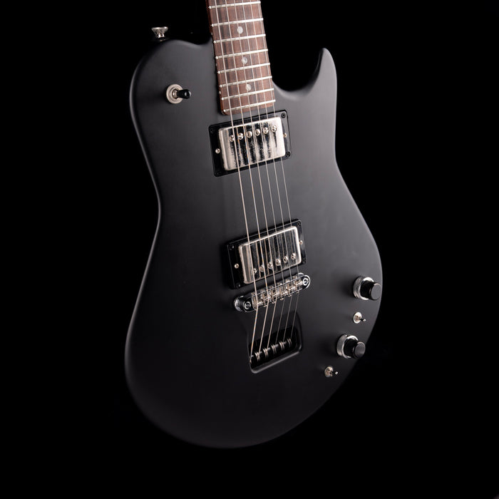 Pre-Owned Ciari Guitars Ascender Travel Guitar - Jet Black With Gig Bag