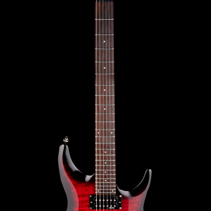 Used Schecter C-6 Plus Cherry Burst Electric Guitar