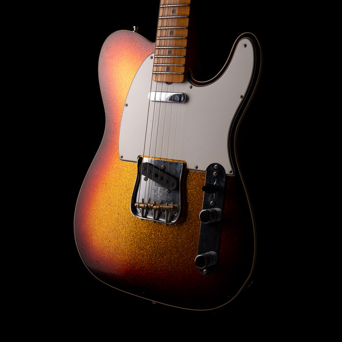 Pre Owned Fender Custom Shop Limited Edition Postmodern Telecaster Journeyman Relic 3-Tone Sunburst Sparkle With OHSC