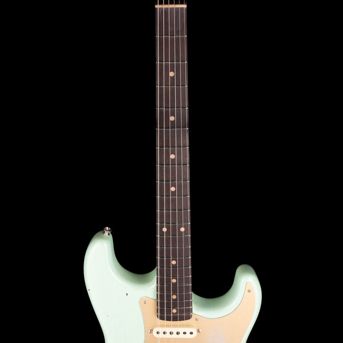 Fender Custom Shop Roasted 1960 Stratocaster Relic Birdseye Maple Aged Surf Green