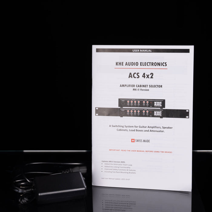 Pre Owned KHE Audio Electronics ACS 4x2 MK-II Amplifier Cabinet Selector