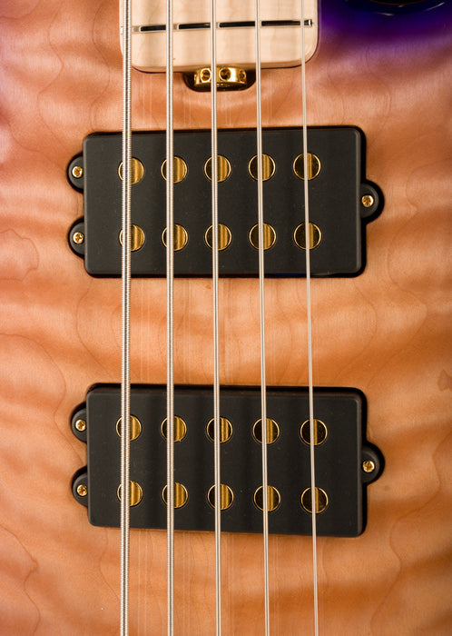 Ernie Ball Music Man BFR StingRay 5HH Bass Moonbeam Trans Purple Burst With Case