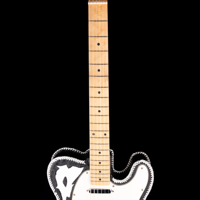 Pre-Owned  Partscaster  Wailin' Winnings T-Style Black/White Leather With HSC