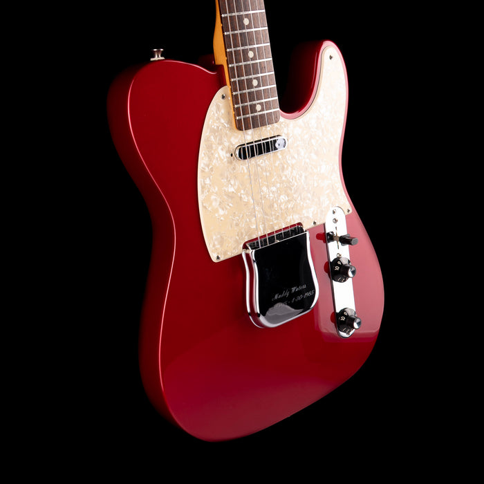 Pre-Owned 2000 Fender Muddy Waters Telecaster Candy Apple Red With OHSC