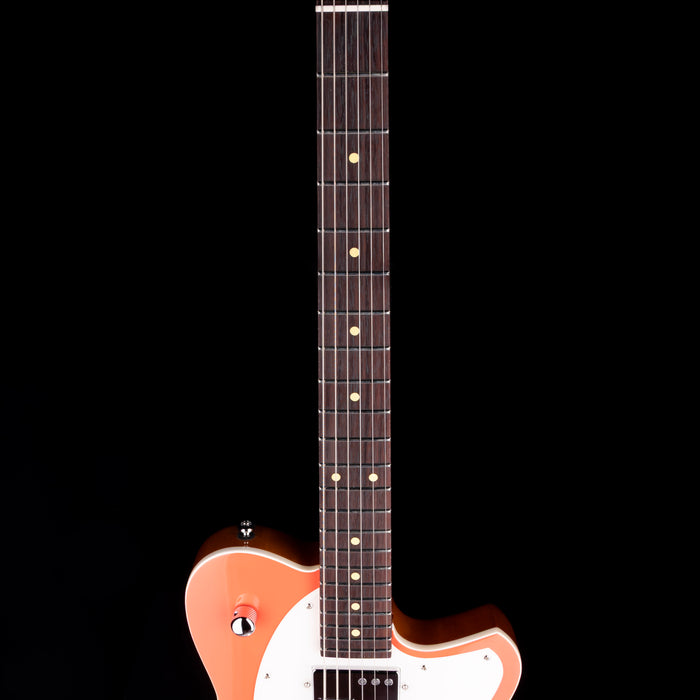 Used Reverend Charger Cleancut Feisty Red with Soft Case
