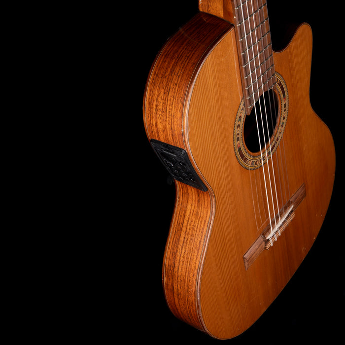 Used Kremona Fiesta F65CW - TLR - Natural Nylon Acoustic Electric Guitar With Gig Bag