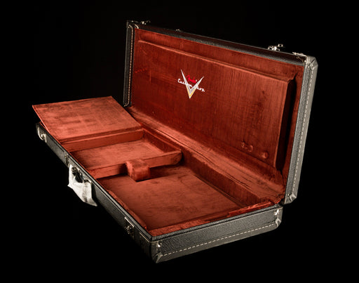 Used Fender Custom Shop Deluxe G&G Stratocaster Telecaster Case Black with Copper Interior