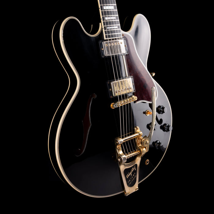 Pre-Owned 2011 Gibson Custom Shop ES-355 With Bigsby Ebony With OHSC