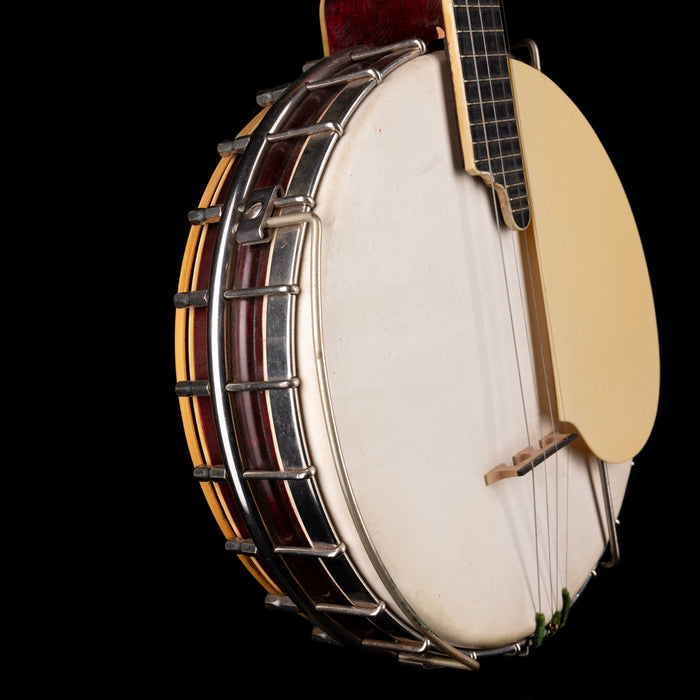 Vintage 1920's Gibson TB-1 Trapdoor Tenor Banjo Sunburst With OHSC