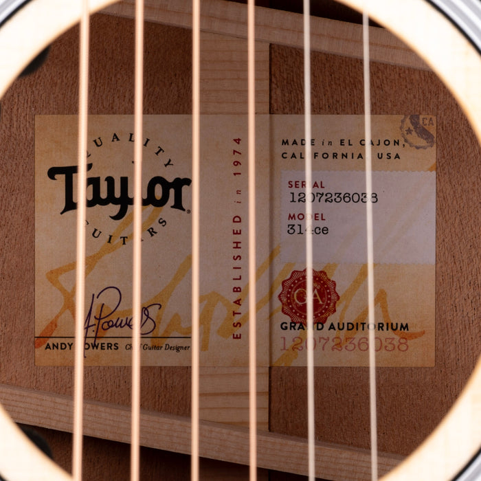 Taylor Next Generation 314ce Grand Auditorium Natural with Case