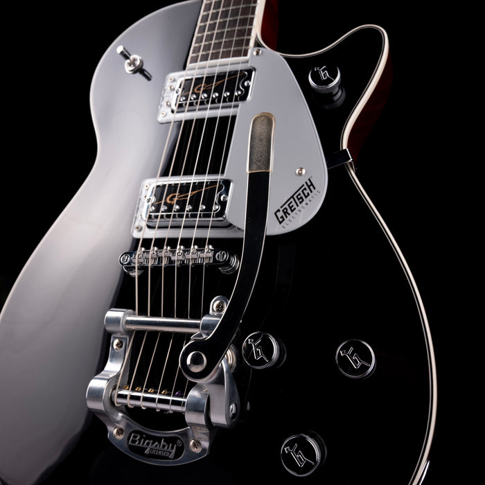 Pre Owned Gretsch G5230T Electromatic Jet With Bigsby And TV Jones Pickups Black Electric Guitar