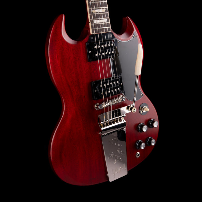 Gibson SG Standard '61 Faded Maestro Vibrola Vintage Cherry With Case