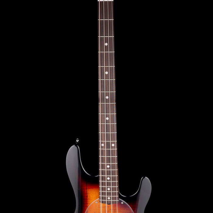 Sterling by Music Man StingRay H RAY34 Spalted Maple 3-Tone Sunburst