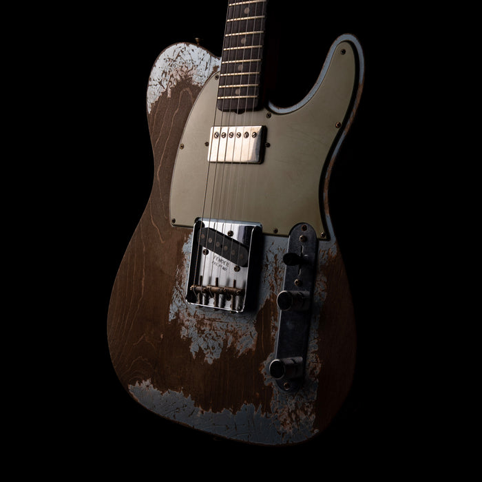 Fender Custom Shop Masterbuilt Jason Smith 1964 Telecaster HS Ultimate Relic Blue Ice Metallic With Case