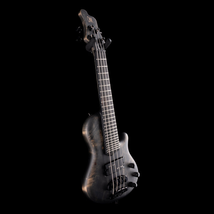 Mayones Cali 4 Bass Buckey Burl Antique Black with Case