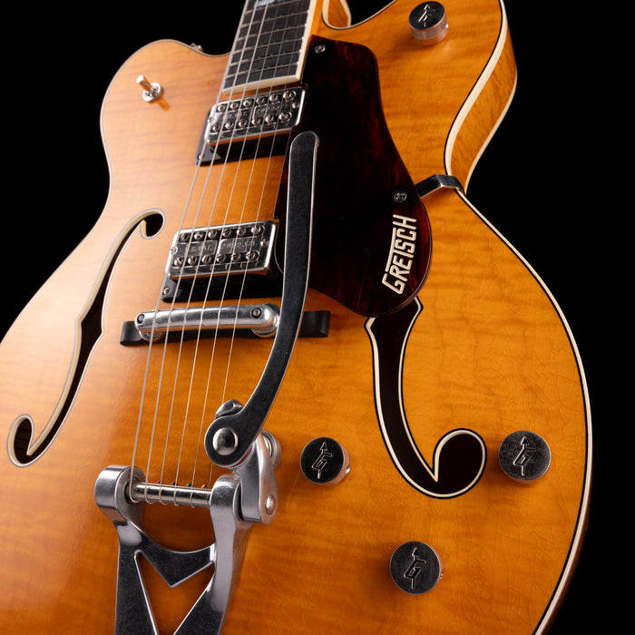 Gretsch Custom Shop Masterbuilt G6120CS 1962 Doublecut Closet Classic Dark Transparent Amber